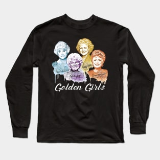 White Golden Girls Long Sleeve T-Shirt